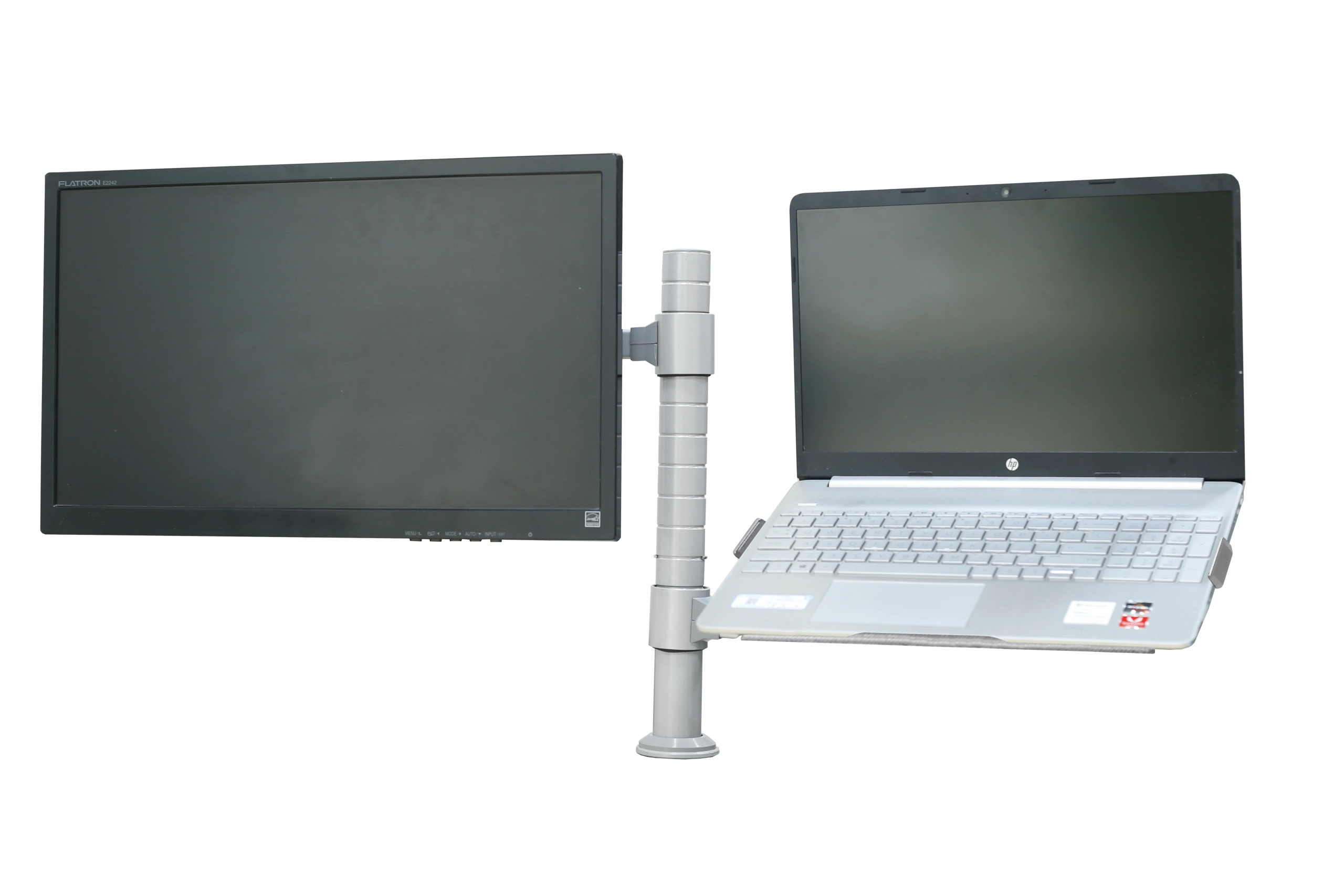 Monitor Arm with Laptop Holder Monitor Arm with Laptop Holder