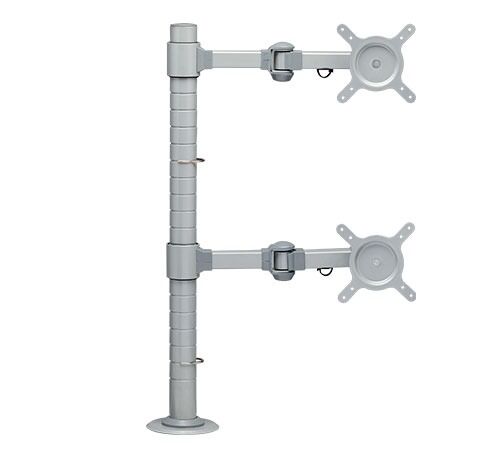 double monitor arm vertical mount double monitor arm vertical mount